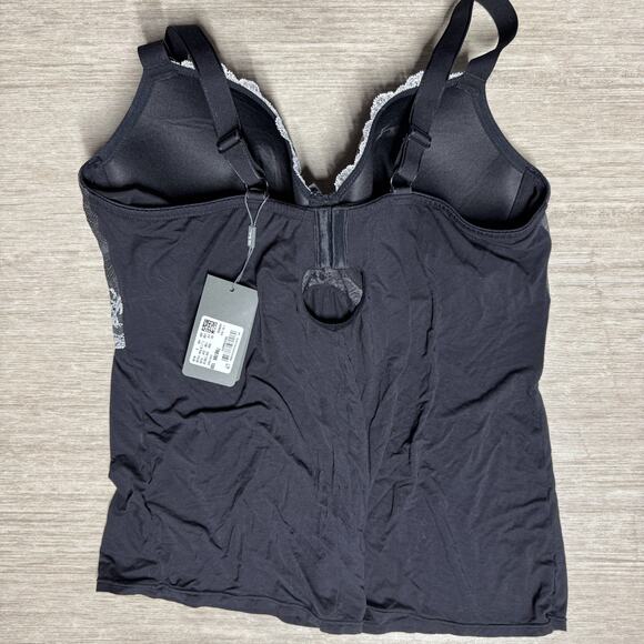 Selection Ulla Popken Bra Camisole Bralette Chemise Babydoll Lace 44D NWT - Picture 2 of 7